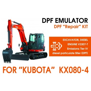 Emulator DPF Kubota KX080-4