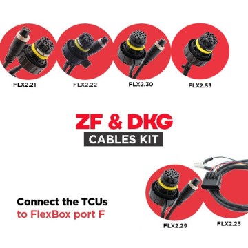 Zestaw kabli TCU FLEX - ZF...